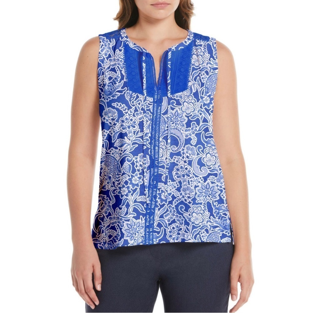 Rafella floral tank sz large